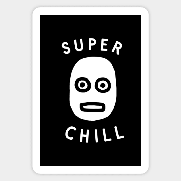 Super Chill Sticker by TroubleMuffin